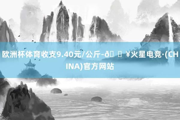 欧洲杯体育收支9.40元/公斤-🔥火星电竞·(CHINA)官方网站