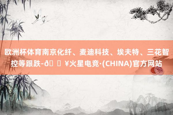 欧洲杯体育南京化纤、麦迪科技、埃夫特、三花智控等跟跌-🔥火星电竞·(CHINA)官方网站